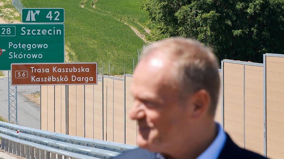 Premier Donald Tusk otworzył ostatni odcinek Trasy Kaszubskiej S6.