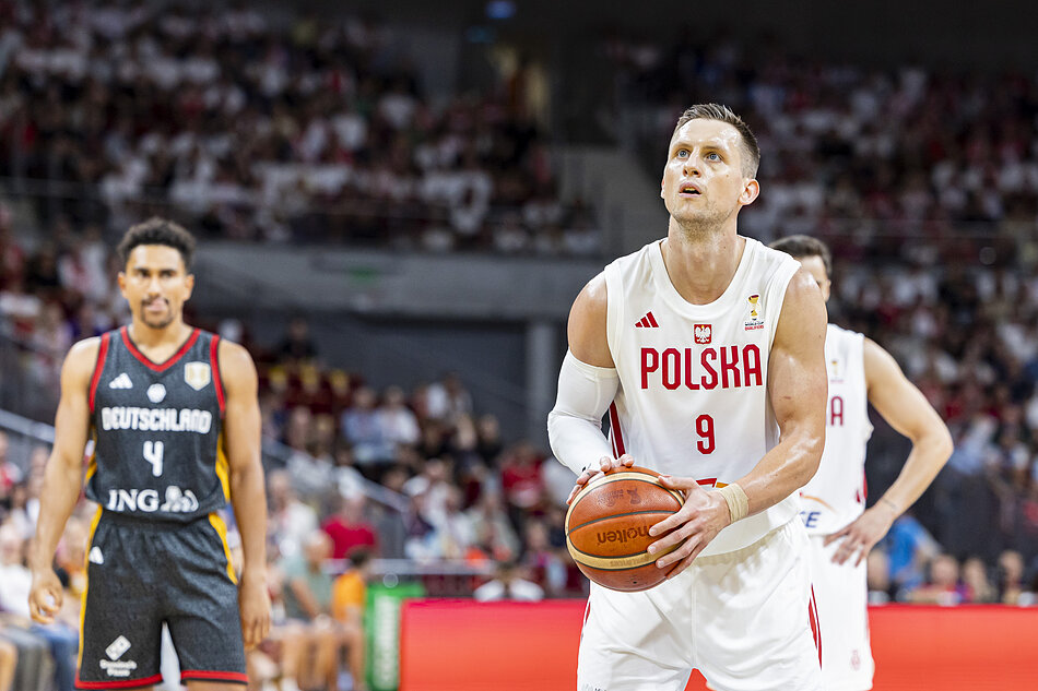 Mecz koszykówki Polska-Niemcy