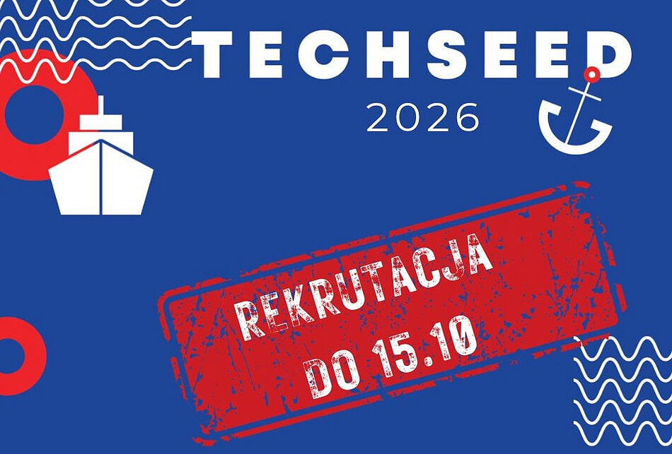 grafika informująca o rekrutacji do programu Techseed 2026