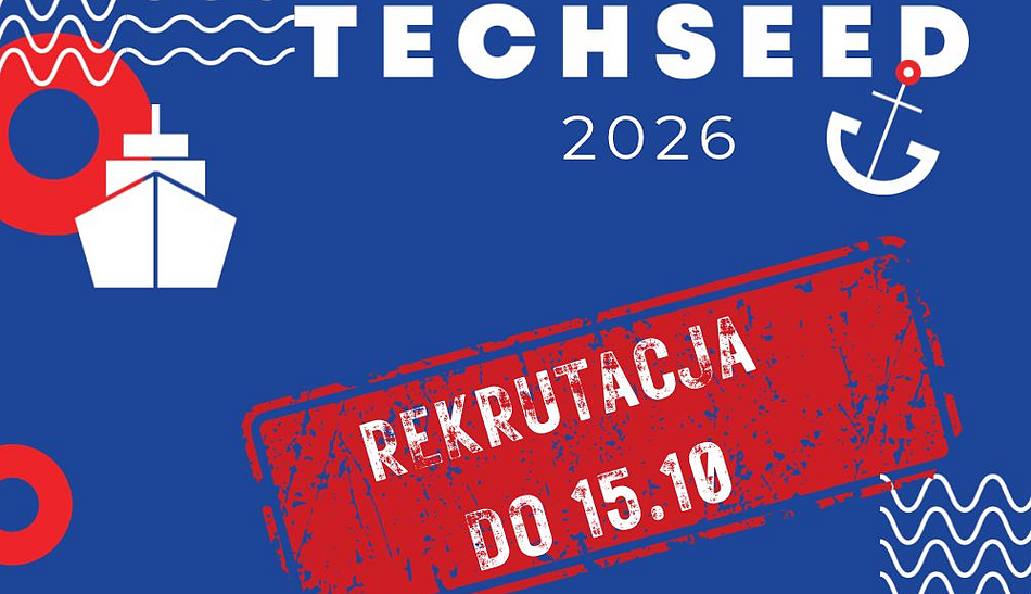 grafika informująca o rekrutacji do programu Techseed 2026