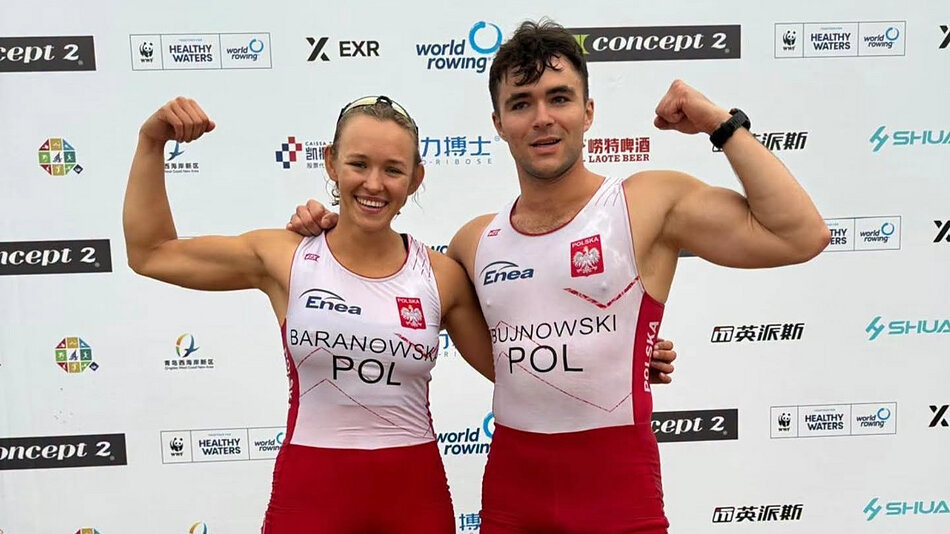 Na zdjęciu Dominika Baranowska i Adam Bujnowski