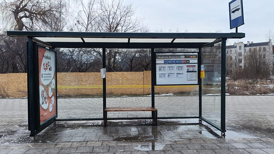 Wiata autobusowa Akademia Muzyczna