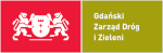 Logo Gdańskiego Zarządu Dróg i Zieleni w orientacji poziomej