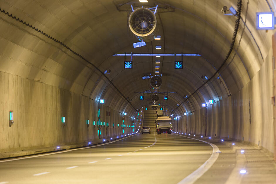 Na zdjęciu widoczne jest wnętrze Tunelu pod Martwą Wisłą