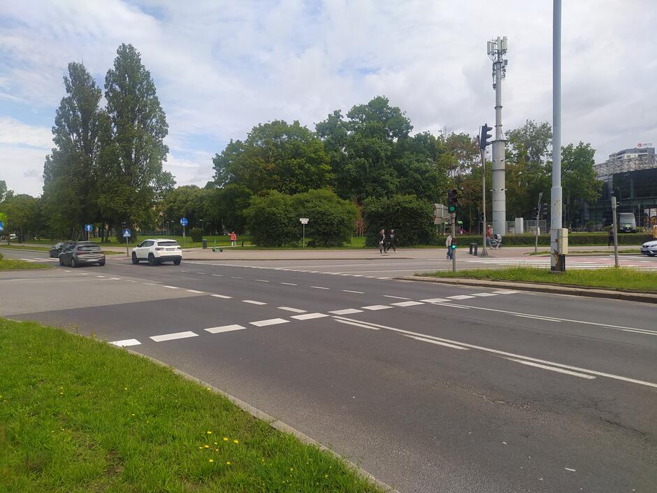 Skrzyżowanie ulic Chłopska - Obrońców Wybrzeża
