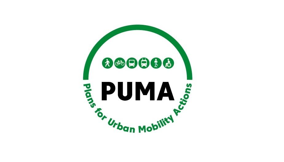 Logo projektu Puma - Plans for Urban Mobility Actions