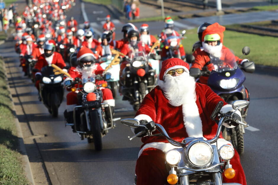 Mikołaje na Motocyklach przejadą ulicami Trójmiasta.