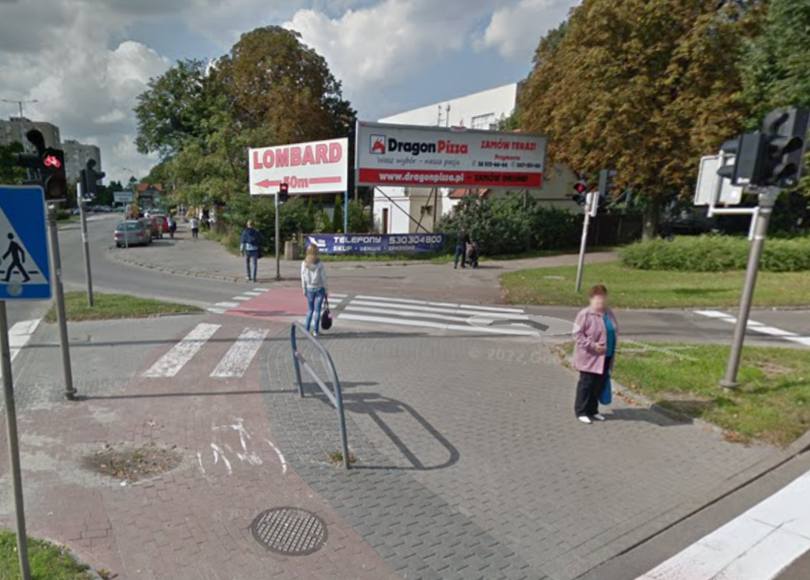 Chłopska (Widok na Bora-Komorowskiego) (z Google) PRZED