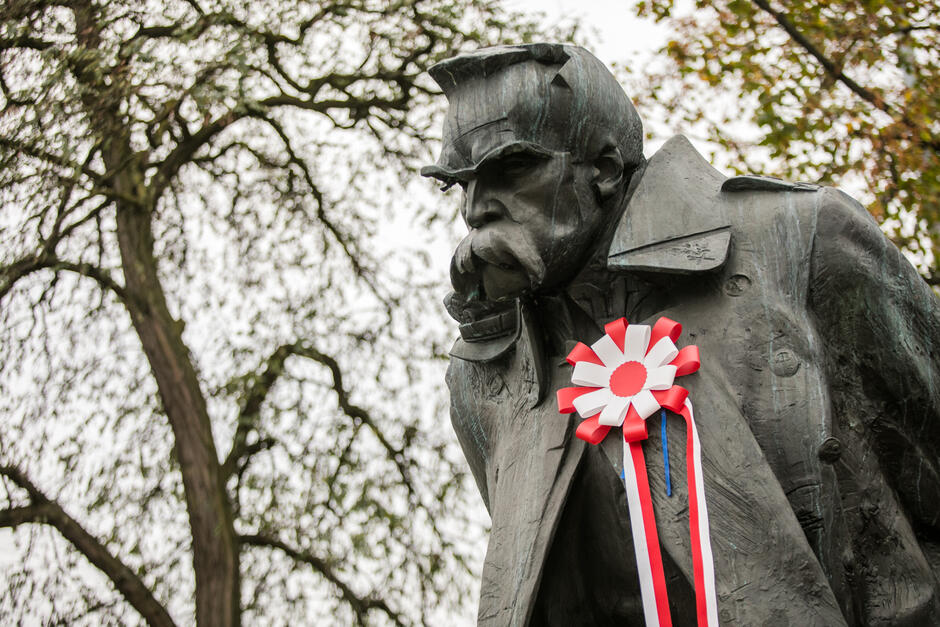 Pomnik gen. Józefa Piłsudskiego. 