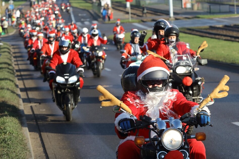 Mikołaje na Motocyklach przejadą przez Trójmiasto 3 grudnia.
