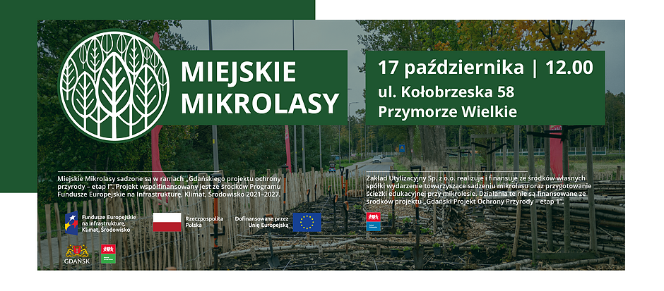 Zapraszamy do wspólnego sadzenia Miejskiego Mikrolasu przy ul. Kołobrzeskiej