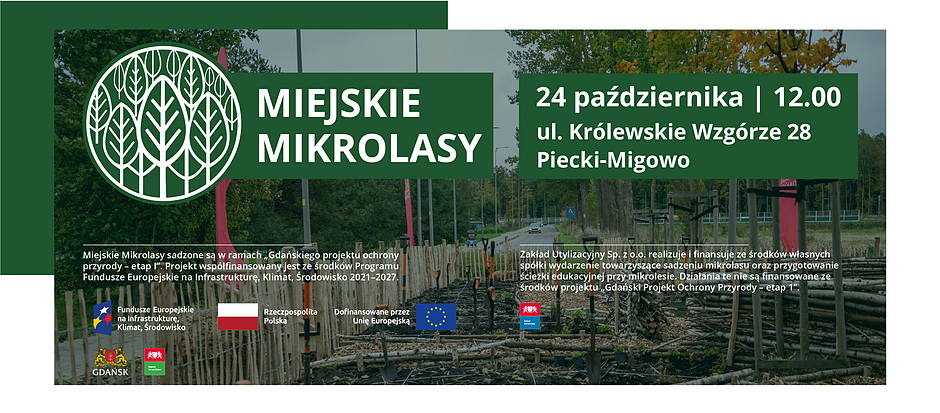 Zapraszamy do wzięcia udziału w akcji sadzenia 12. Miejskiego Mikrolasu w Pieckach-Migowie przy ul. Królewskie Wzgórze 28