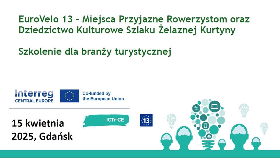 link do pobrania prezentacji Miejsca przyjazne rowerzystom oraz dziedzictwo kulturowe Szlaku Żelaznej Kurtyny. Szkolenia dla branży turystycznej 