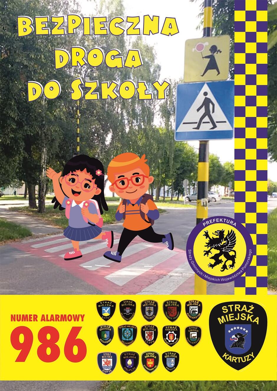 straz-miejska-plakat-bezpieczna-droga-do-szkoly-1-scaled