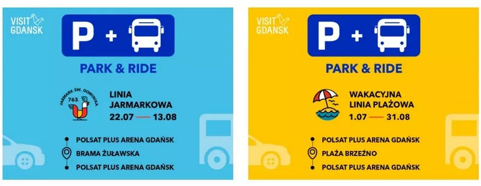 Grafika przedstawiająca park & ride