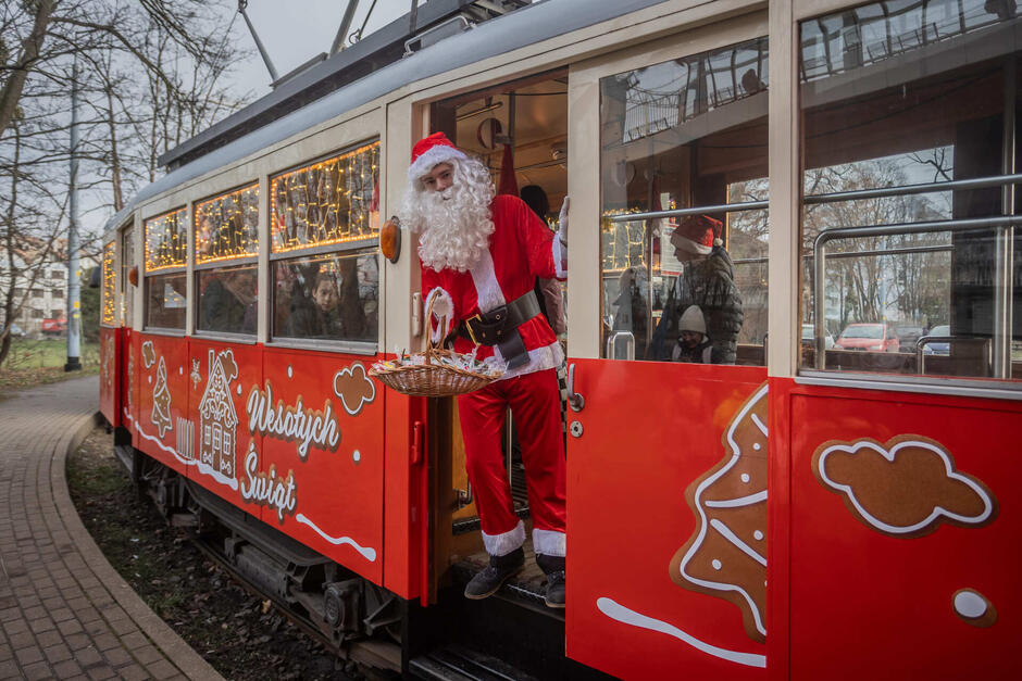 wiąteczny tramwaj